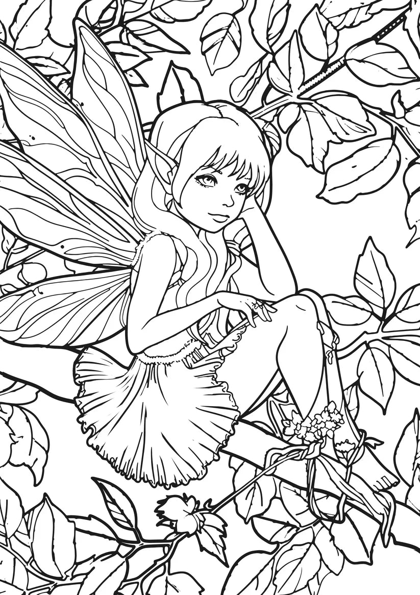 Fairyland Fun XXL Coloring Book Cover