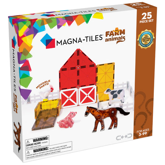 Tomfoolery Toys | Farm Animals Magna Tiles