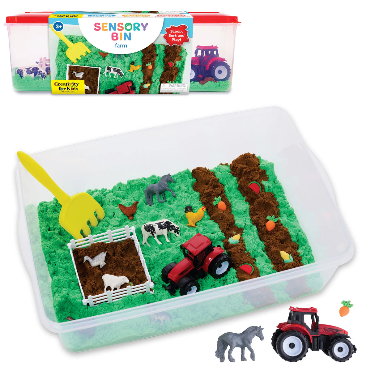 Farm Sensory Bin Cover