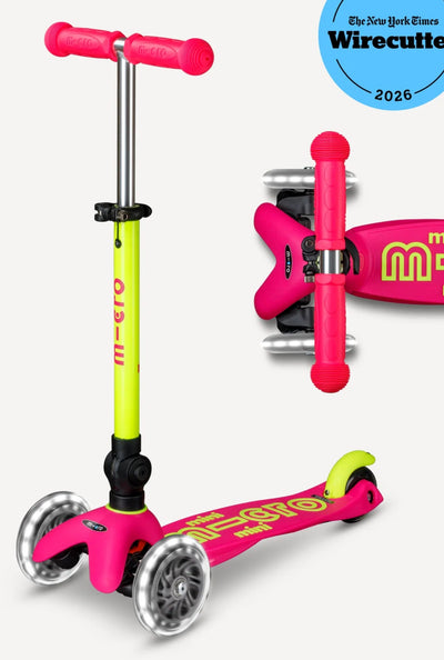 Mini Deluxe Foldable Scooter Neon LED Preview #2