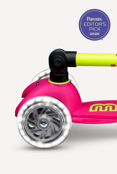 Mini Deluxe Foldable Scooter Neon LED Preview #3
