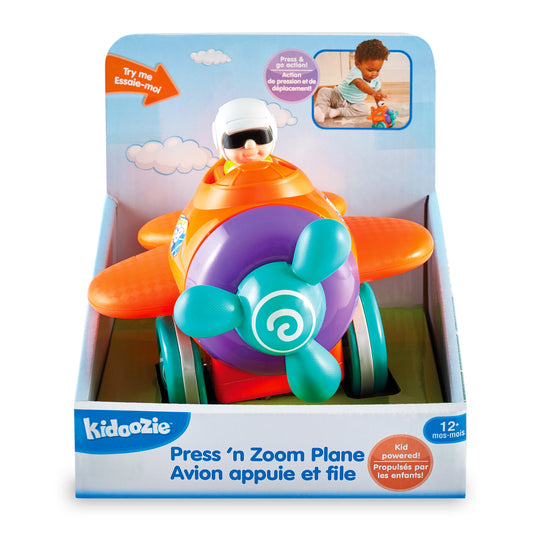 Tomfoolery Toys | Press 'n Zoom Plane