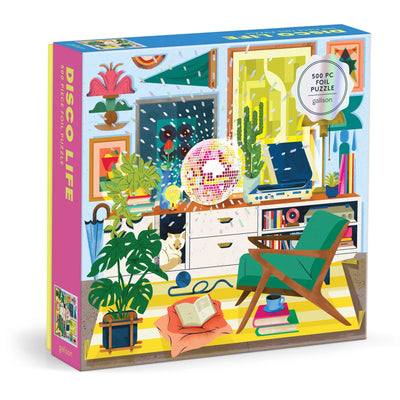 Foil Disco Life 500pc Puzzle Preview #1