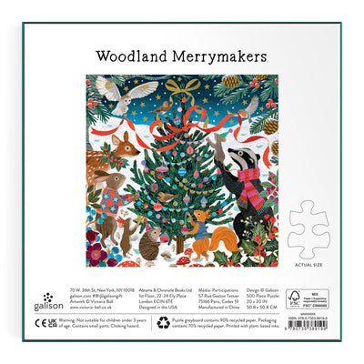 Woodland Merrymakers 500pc Foil Puzzle Preview #2