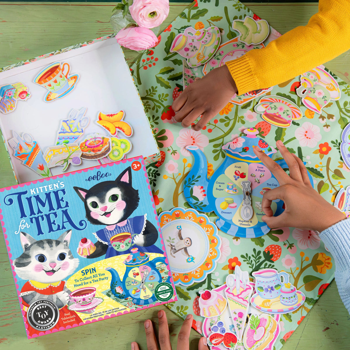 Kitten's Time for Tea Spinner Game Cover