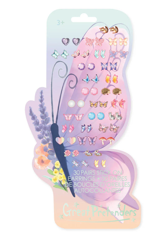 Tomfoolery Toys | Butterfly Sticker Earrings