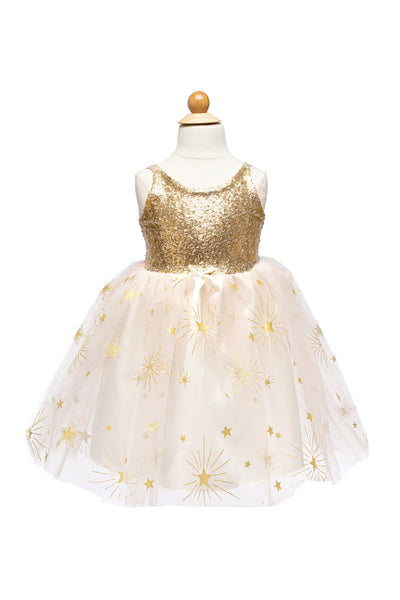 Golden Glam Party Dress, Sz 3-4 Preview #2