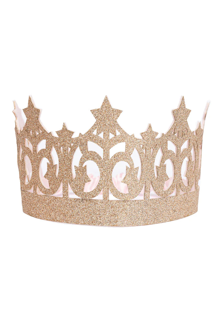 Gold Glitter Crown Cover