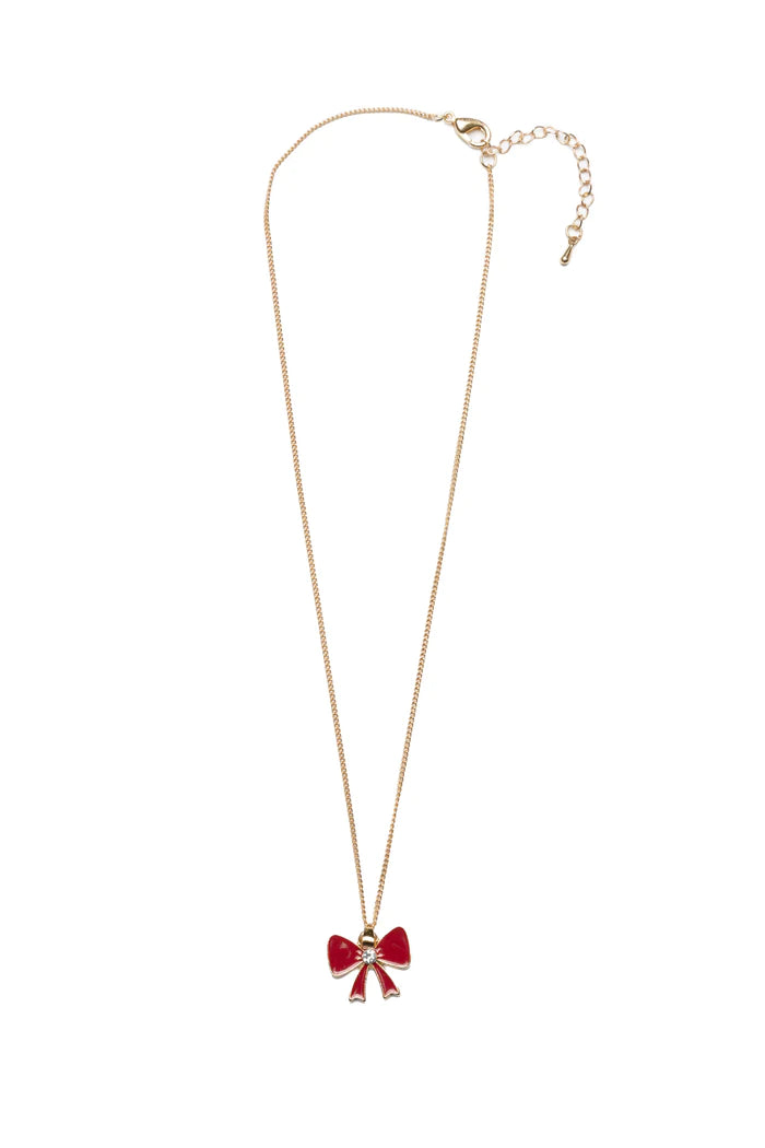 Holiday Bow Necklace Preview #3