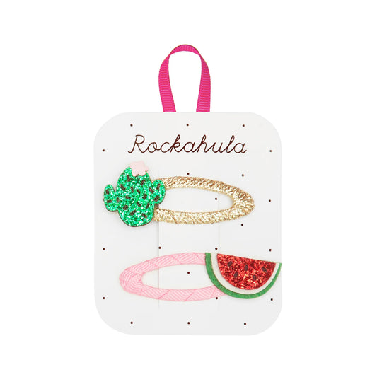 Tomfoolery Toys | Glitter Cactus & Watermelon Clips