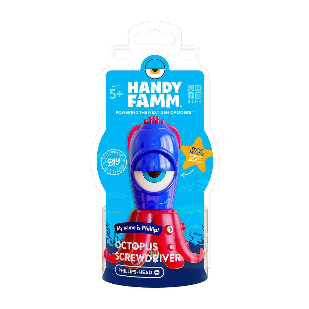 Tomfoolery Toys | Philip the Octopus Screwdriver