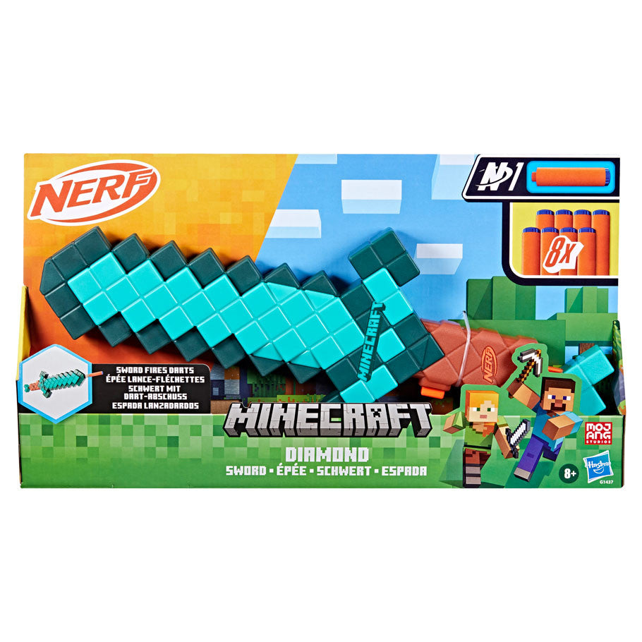 NERF Minecraft Diamond Sword Cover