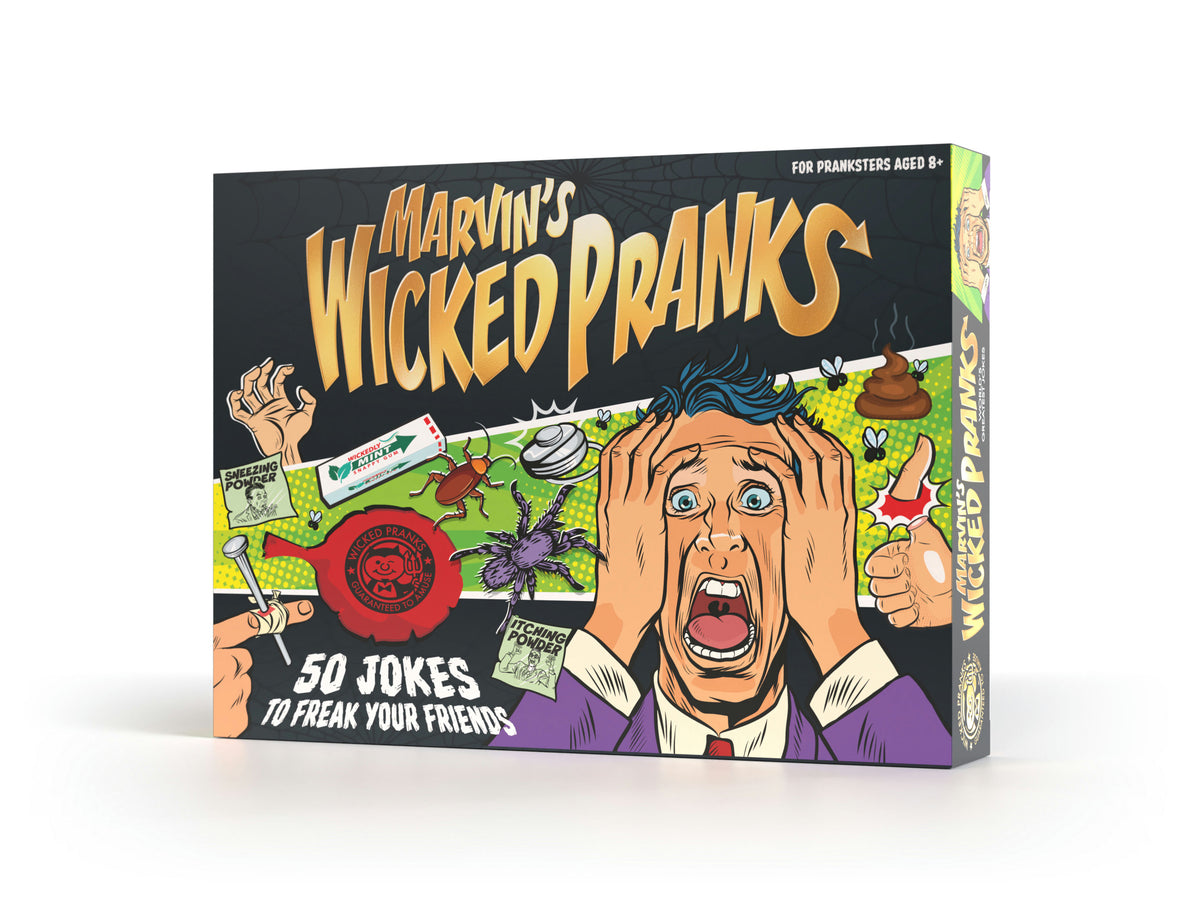 Marvin's Wicked Pranks & Jokes Cover