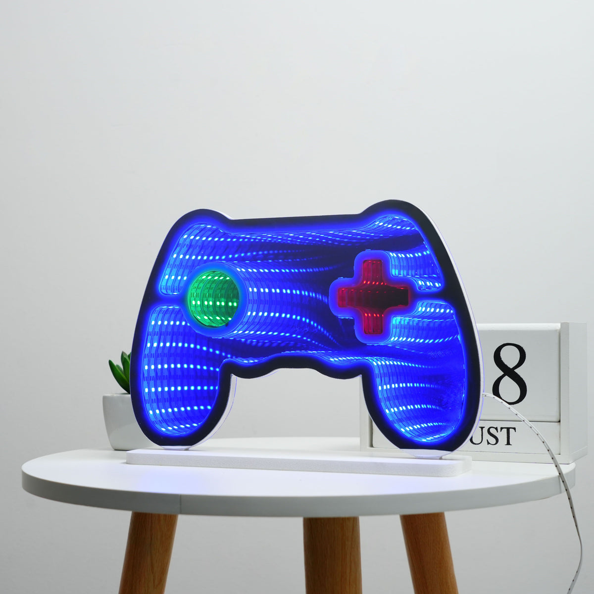 Multi Color Gamer Infinity Mirror Cover