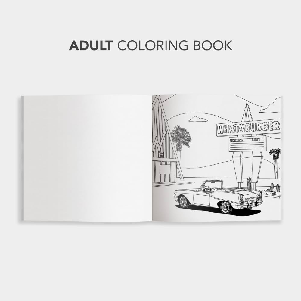 Whata World An Adult Coloring Book Cover