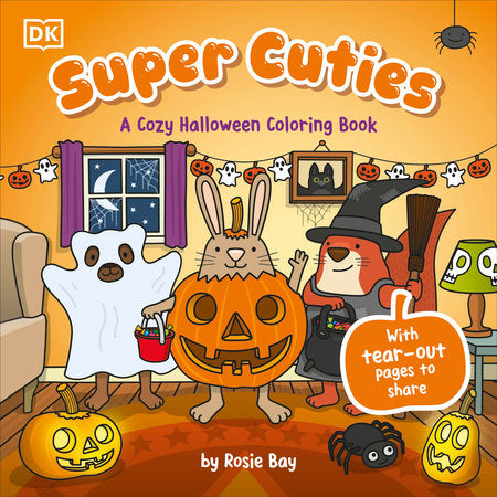 Tomfoolery Toys | Super Cuties Halloween Coloring Book