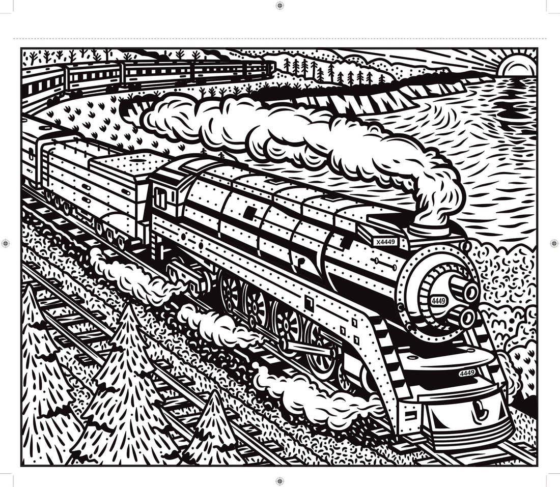 Trains Magic Painting Preview #2