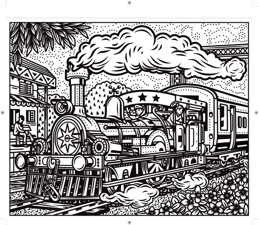 Trains Magic Painting Preview #3