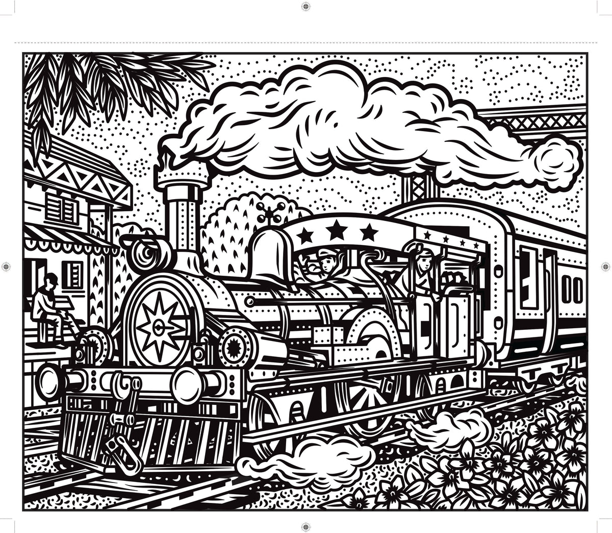 Trains Magic Painting Cover