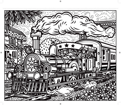 Trains Magic Painting Preview #3