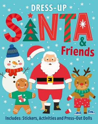 Santa & Friends: Dress-Up Sticker Book Cover