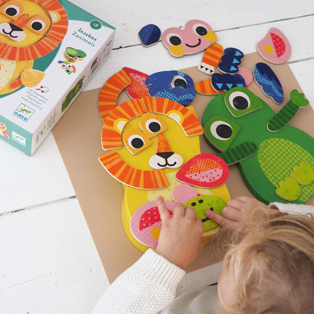 Tomfoolery Toys | InZeBox Wooden Magnetics: Zanimals