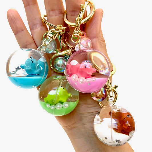 Tomfoolery Toys | Animal Ball Keychains