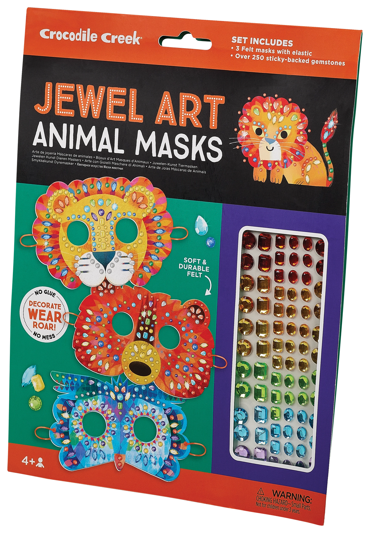 Animal Masks Jewel Art Cover