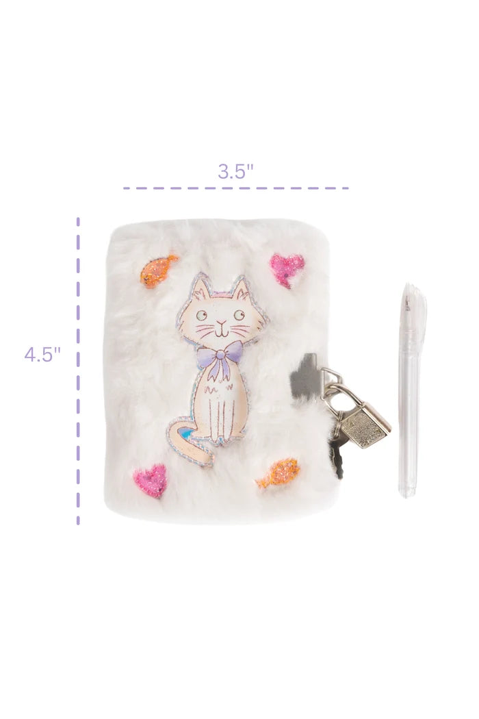 Cuddle Cat Mini Furry Journal Cover