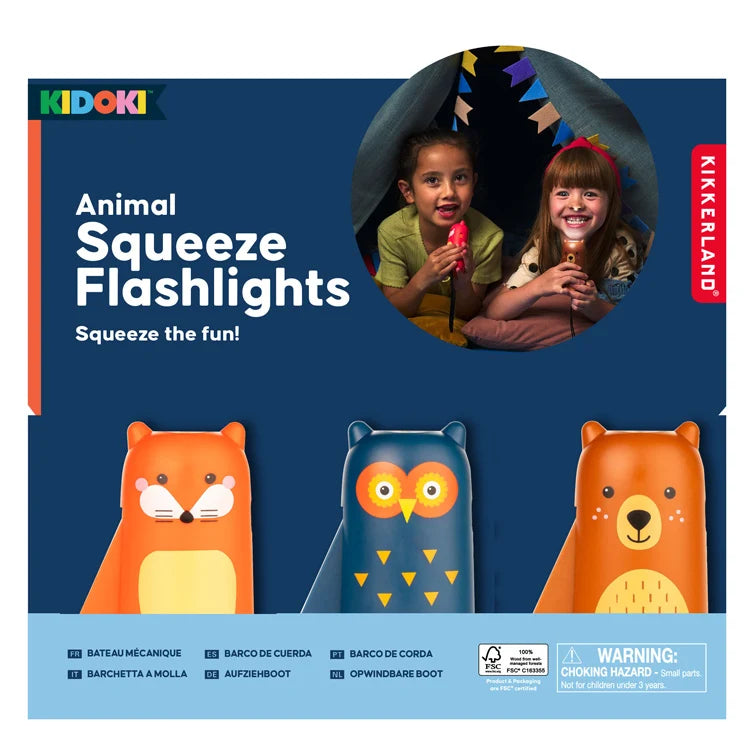 Kidoki Forest Friends Squeeze Flashlight Cover
