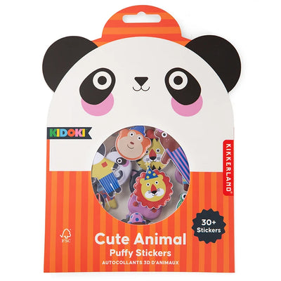 Kidoki Cute Animal Puffy Stickers Preview #3