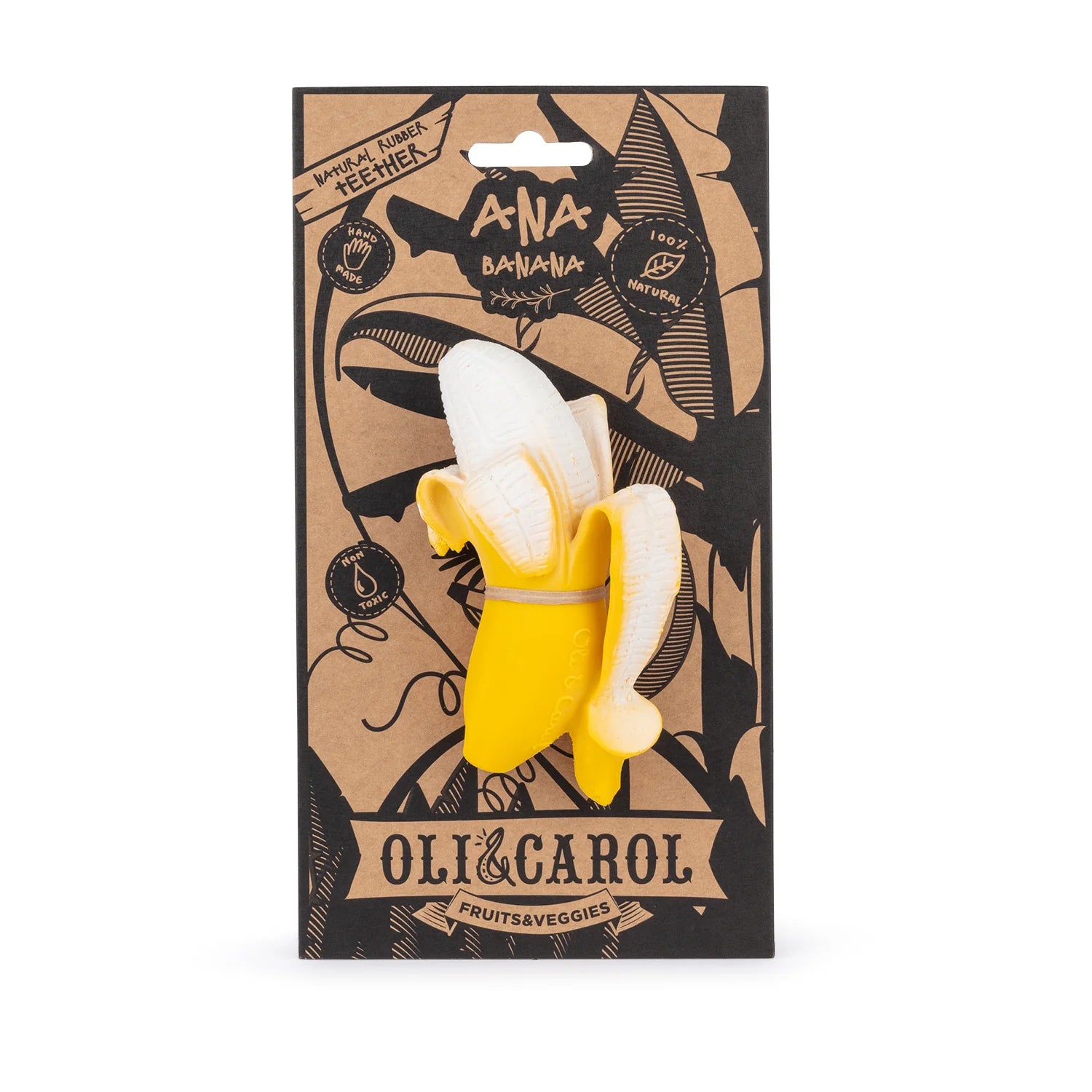 Tomfoolery Toys | Oli & Carol Ana Banana Teether
