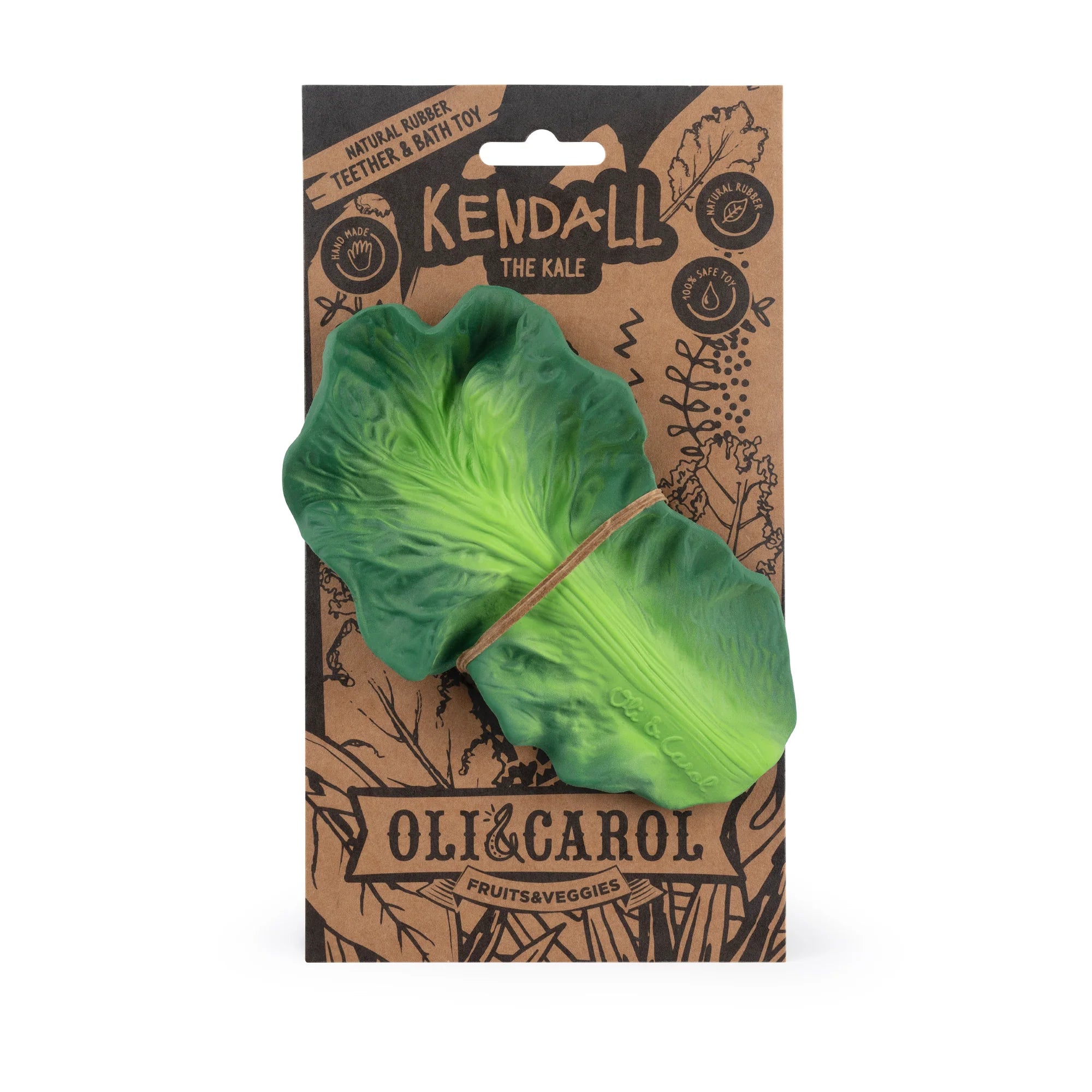 Tomfoolery Toys | Oli & Carol Kendall the Kale Teether