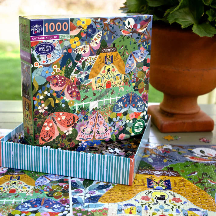 Cottage at Dusk 1000pc Puzzle Cover