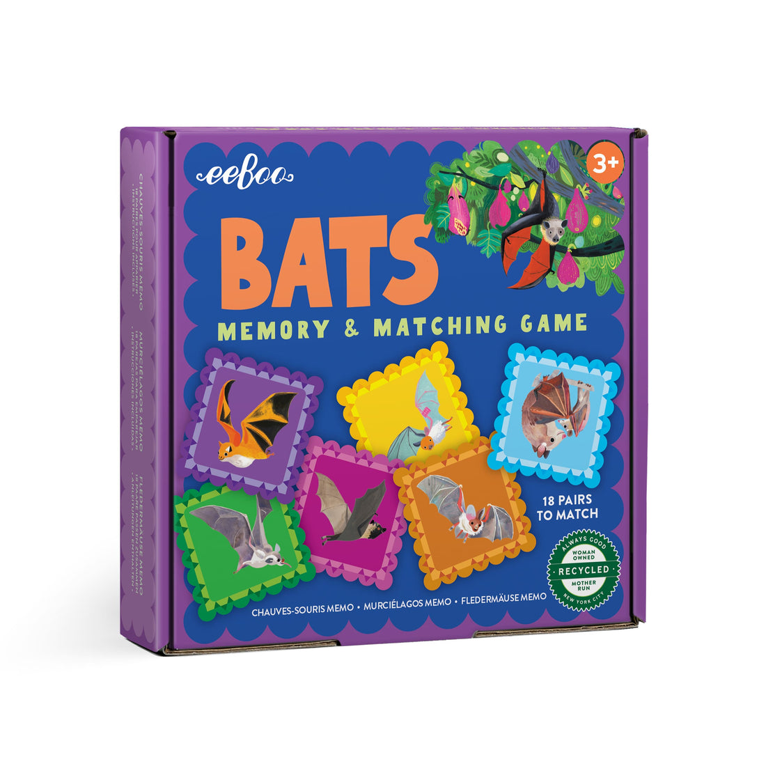 Bats, Little Square Matching Game Preview #4