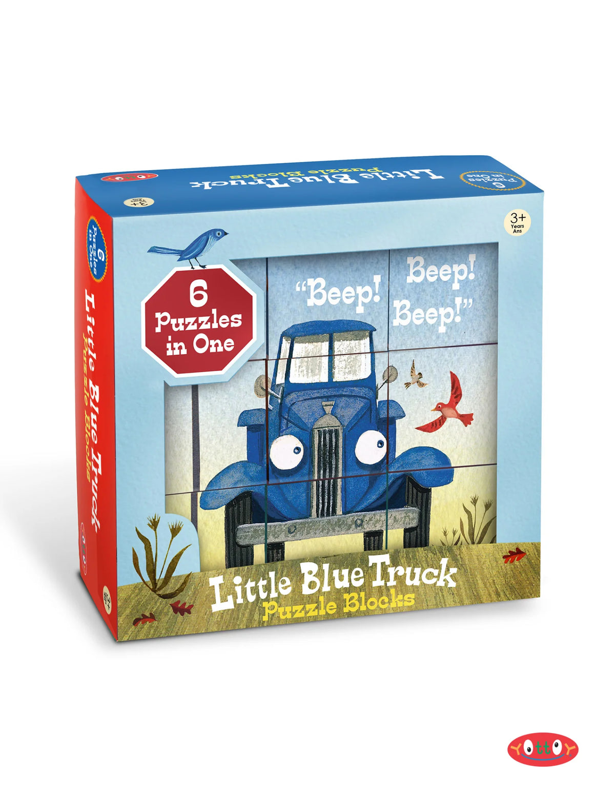 Little Blue Truck Puzzle Block Cover