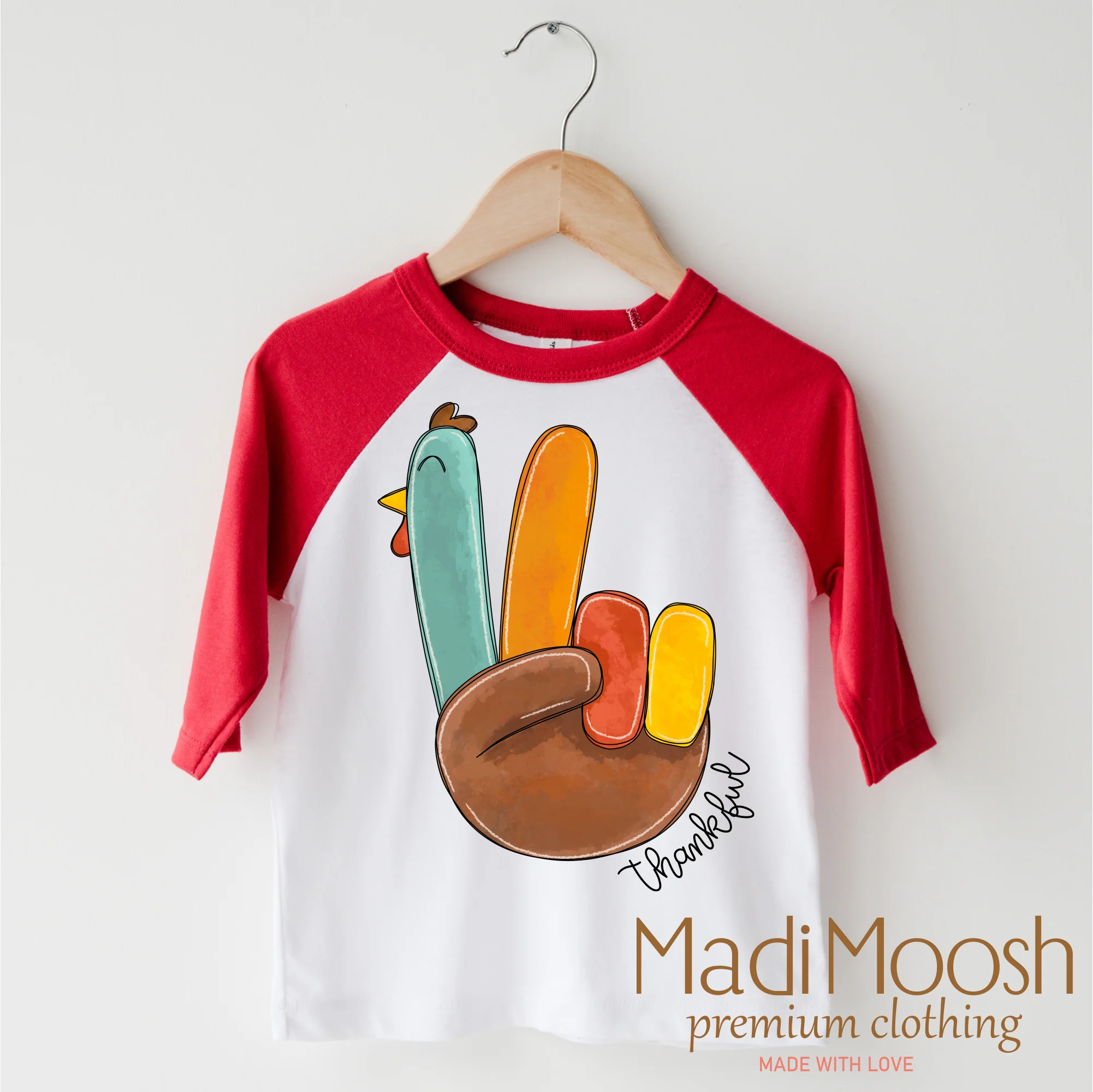 Tomfoolery Toys | Thankful Turkey Thanksgiving T-shirt
