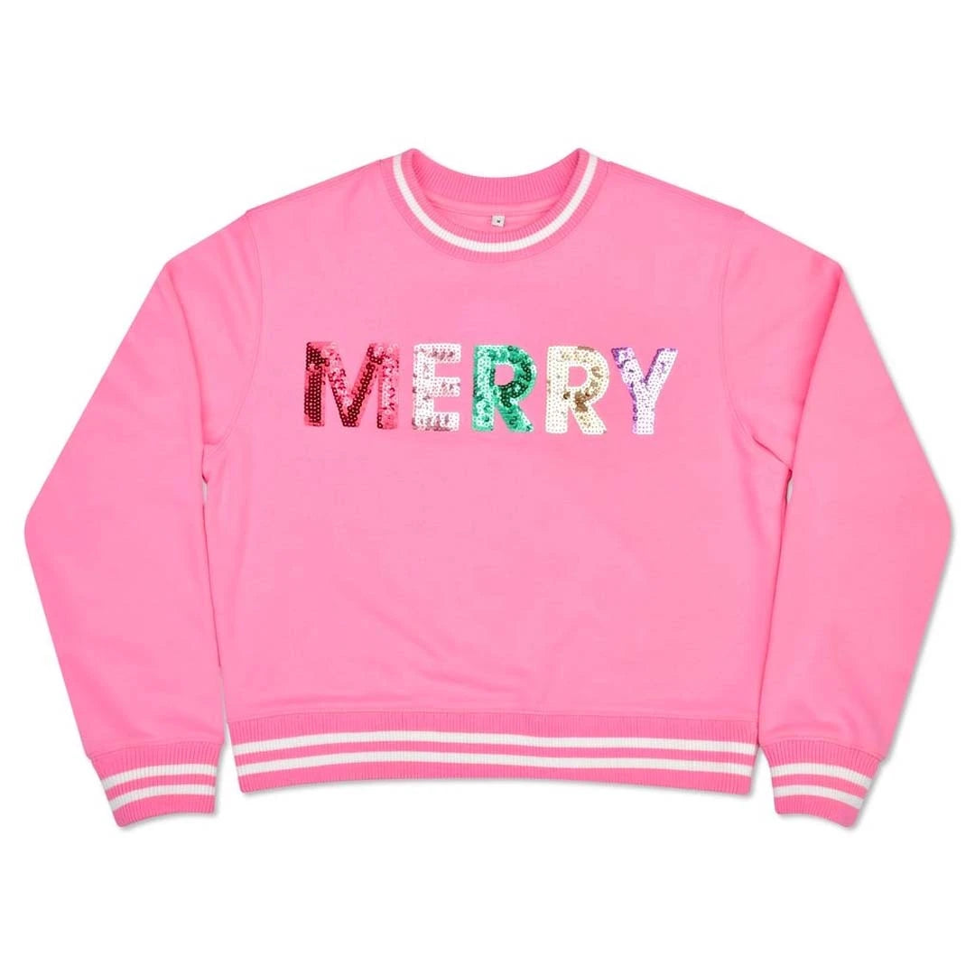 Tomfoolery Toys | Merry Sequins Sweatshirt