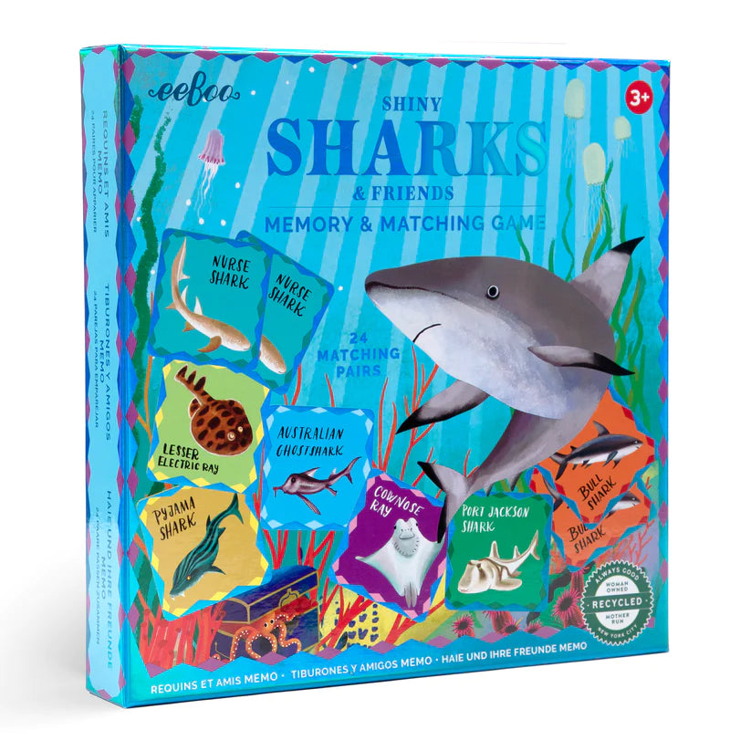 Sharks & Friends Shiny Memory Matching Game Preview #2