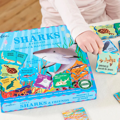 Sharks & Friends Shiny Memory Matching Game Preview #1