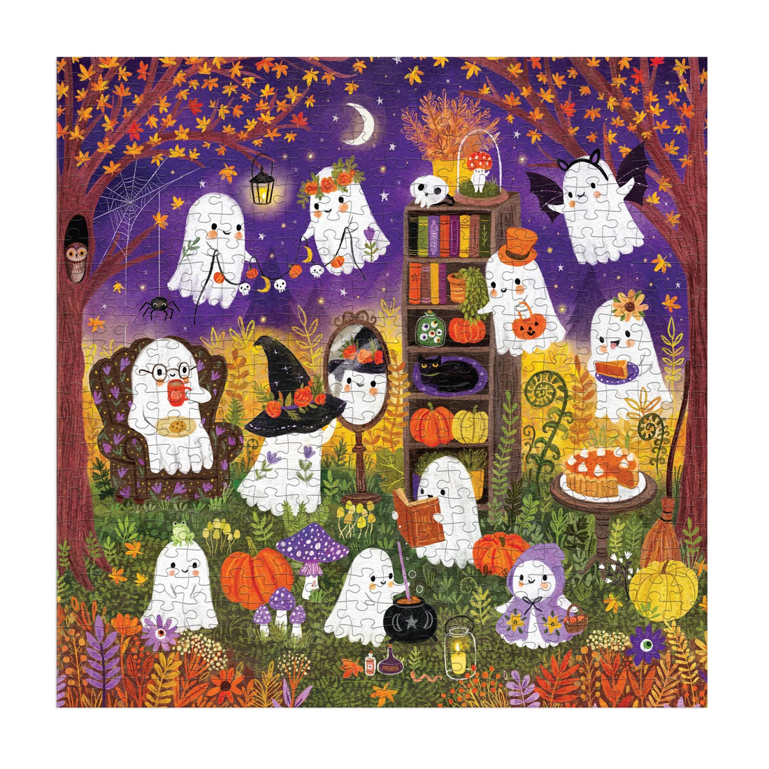Ghostly Gathering 500pc Family Puzzle Preview #3