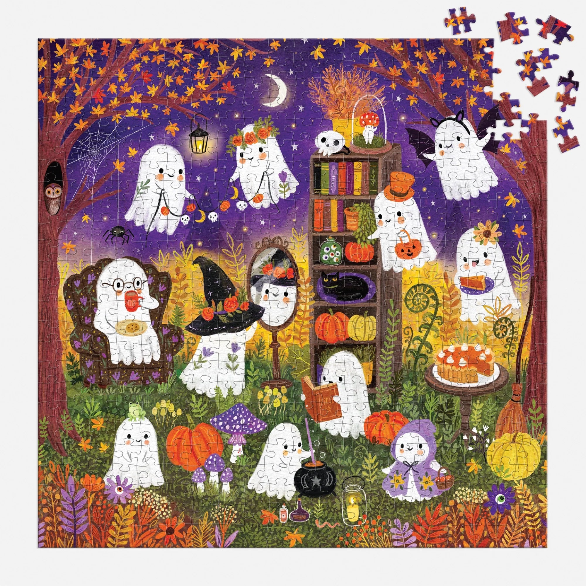 Tomfoolery Toys | Ghostly Gathering 500pc Family Puzzle