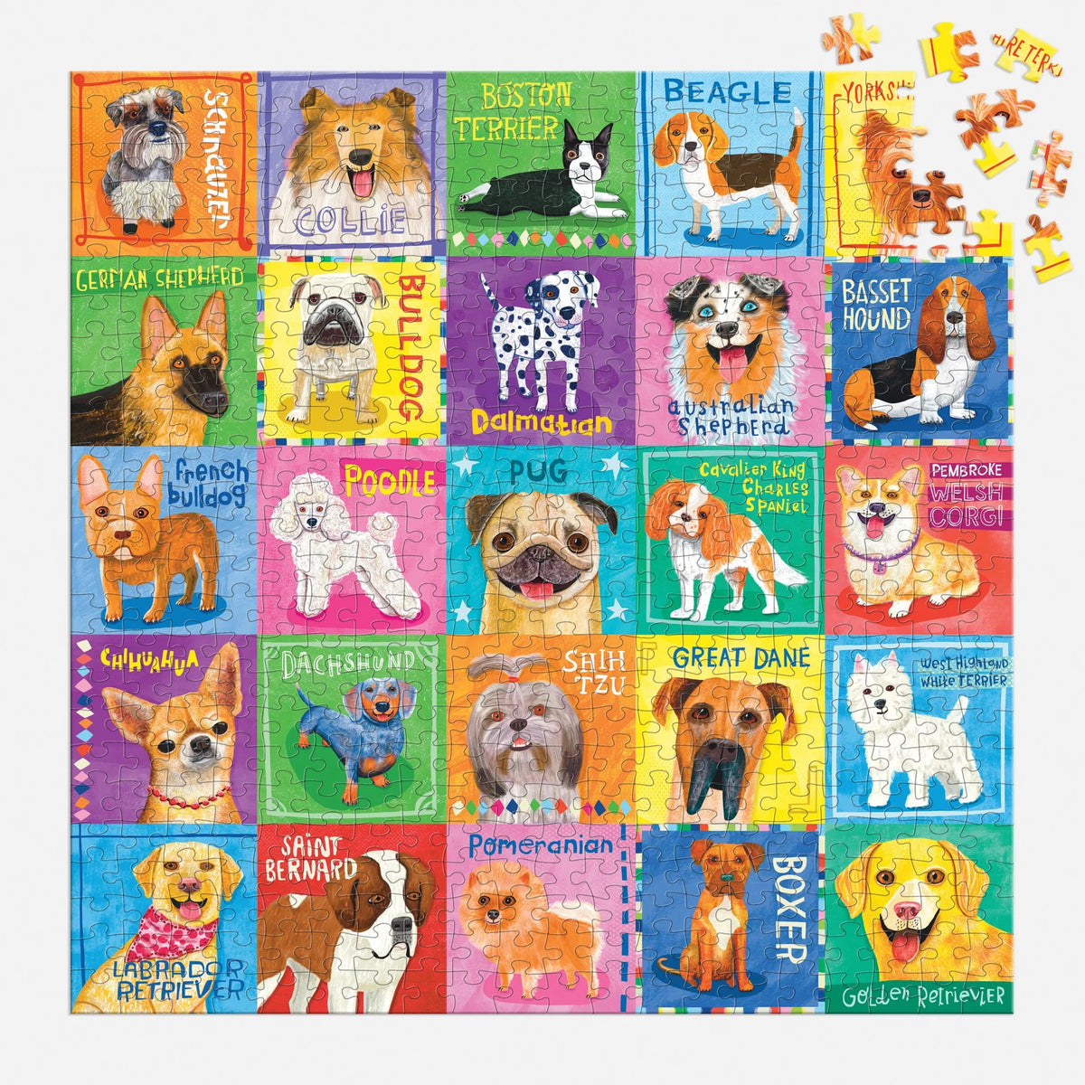 Pawsome Portraits 500pc Family Puzzle Cover