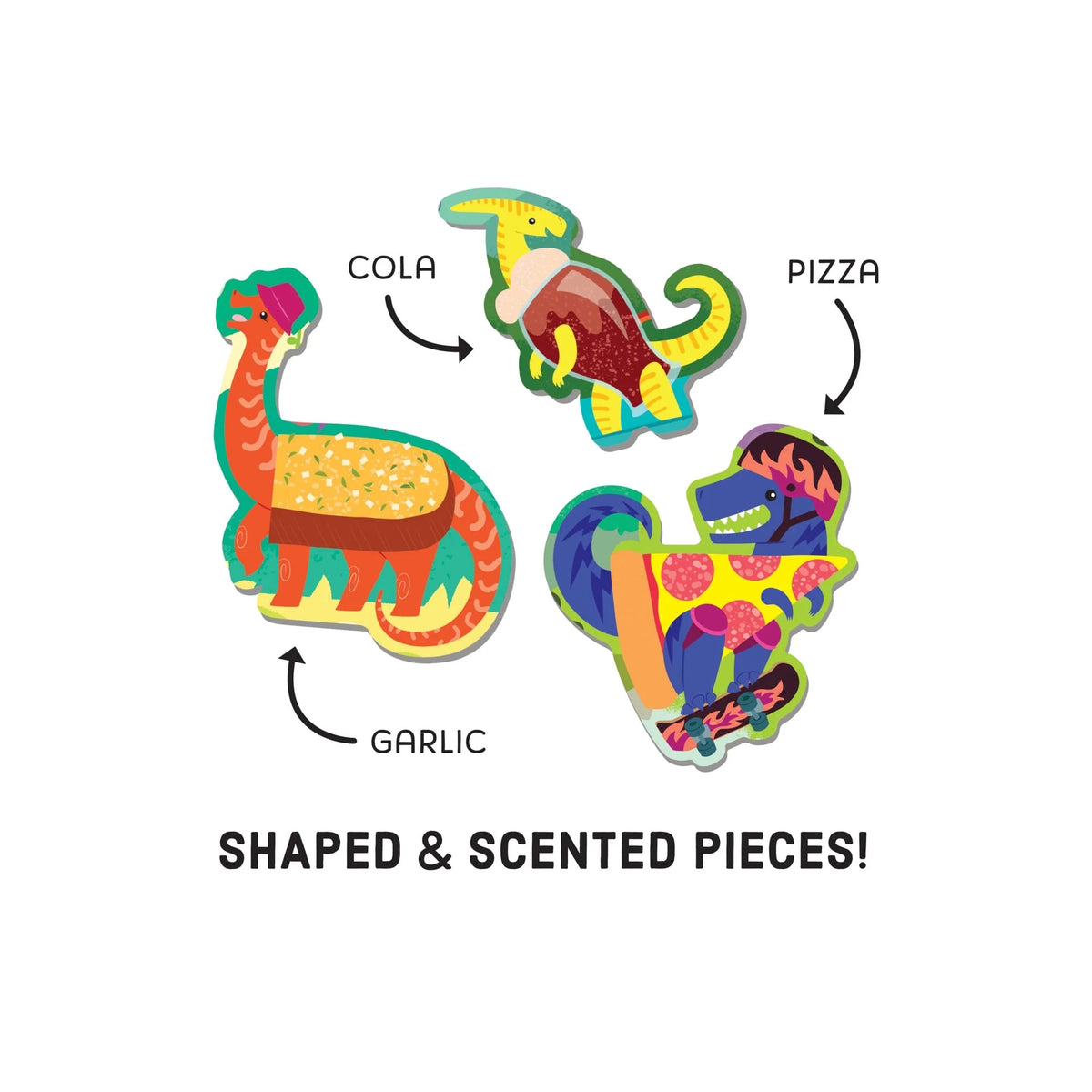 Pizzasaurus Scratch & Sniff Puzzle Cover