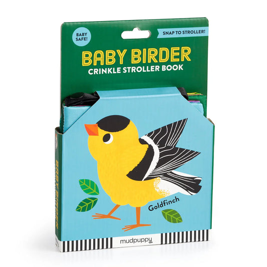 Tomfoolery Toys | Baby Birder Crinkle Stroller Book