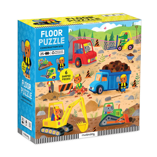 Tomfoolery Toys | Construction Site Floor Puzzle