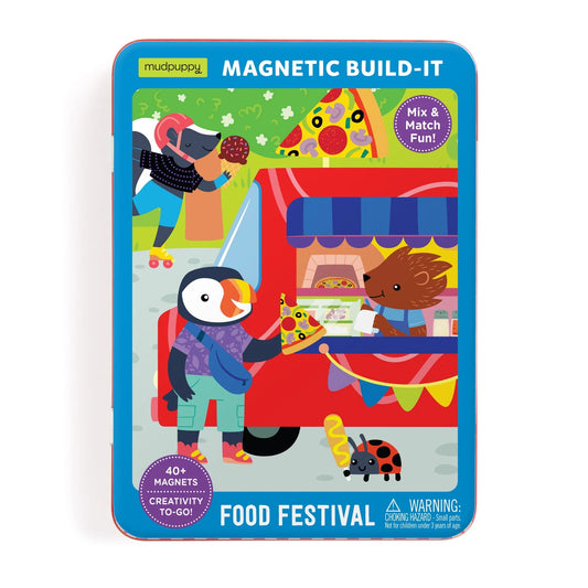 Tomfoolery Toys | Food Truck Festival Magnetic Playset