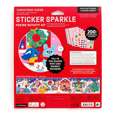 Christmas Cheer Sticker Sparkle Activity Kit Preview #2