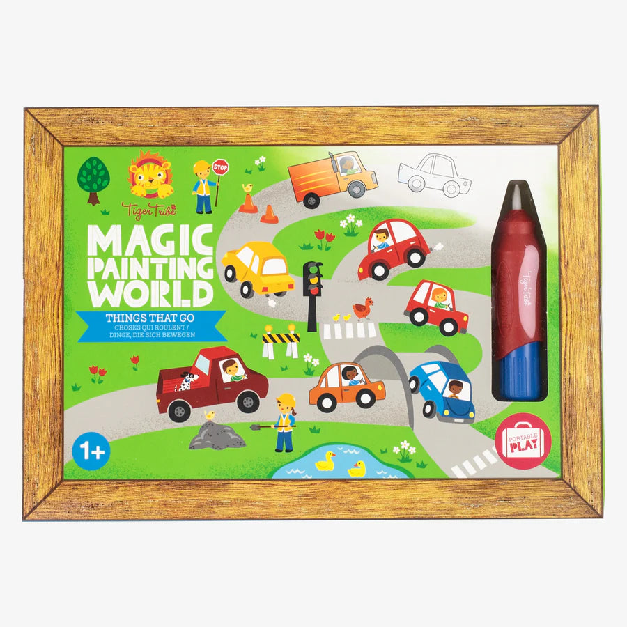 Magic Painting World: Things that Go Cover