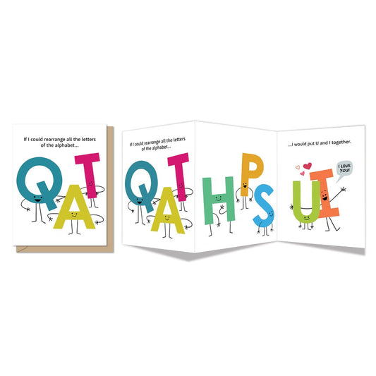 Tomfoolery Toys | U & I Together Tri-fold Card